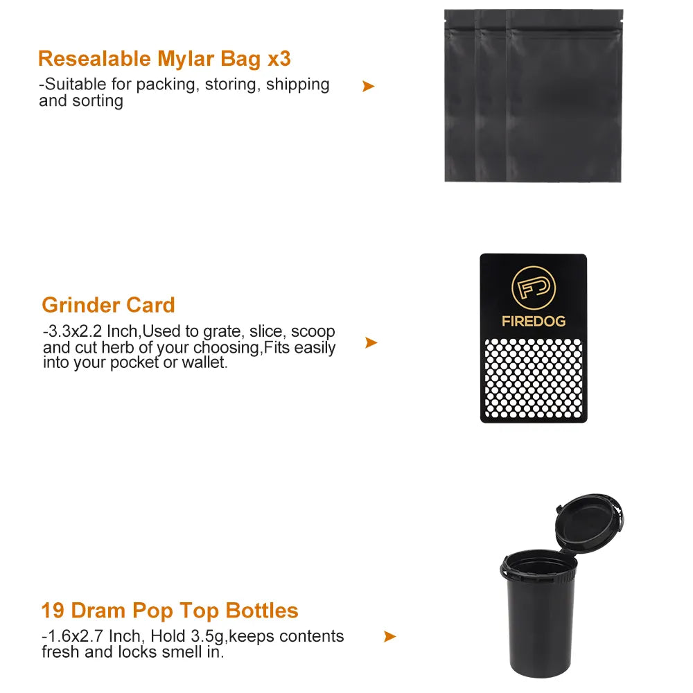 Smoking Odor Smell Proof Kit with Combination Lock